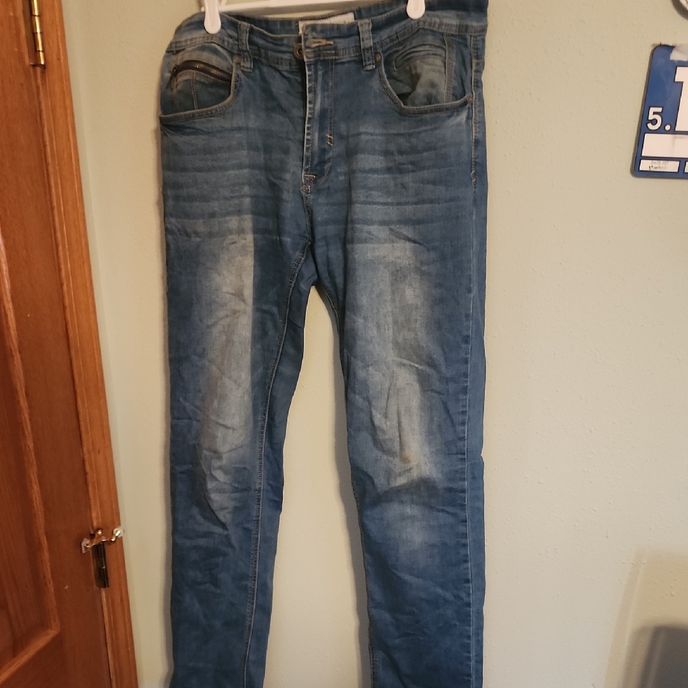 Light blue skinny jeans